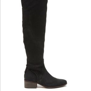 Vince Camuto Karinda Over the Knee Boots - Black - Size 7 - Wide Calf